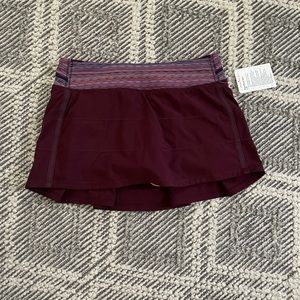 Lululemon pace rival skort NWT